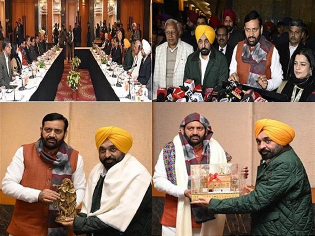 Important meeting of HaryanaPunjab Chief Ministers on SYL